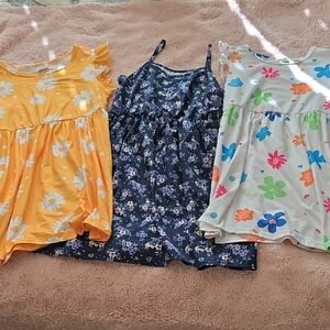 Girls Floral and Daisy Print Dresses